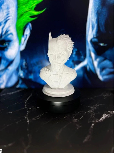 Buste dualité batman joker - &,
