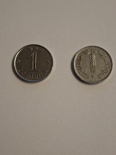 Pièce centime de franc - 1,