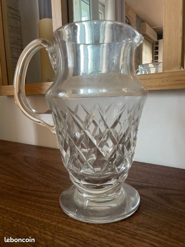 Pichet broc en - broc, cristal