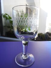 ANCIEN VERRE A EAU VIN EN CRISTAL GRAVE DE MEISENTHAL BACCARAT SAINT LOUIS