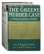 S S Van Dine / The Greene Murder Case 1928