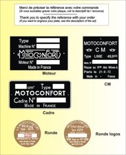 PLAQUES Constructeur Motos