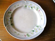 LUNEVILLE- modèle  POMMIER  - GRAND PLAT à VIANDE   -  D 34,5 cm