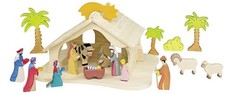 Crèche en bois 