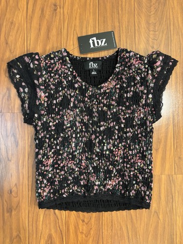 Nwt flowers zoe - fbz, black