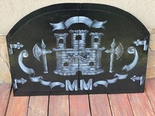 Cheminée Portes Four Cadeau Médiéval Ancien Château Forteresse Rénovation Ann...