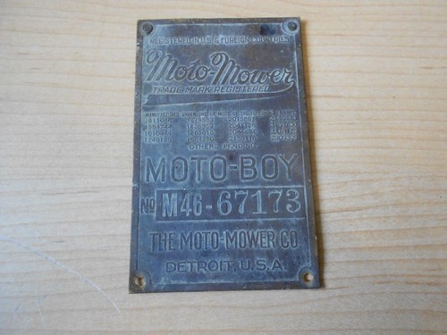 Vintage moto mower - moto-mower, moto-boy