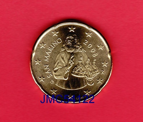 Pièce 20cts san marin - san, 2008