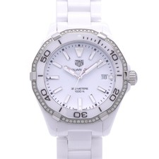 Lunette diamant Tag Heuer Aquaracer WAY1396 quartz fonctionnelle