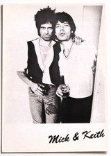 Carte postale postcard Italy - THE ROLLING STONES - Mick & Keith