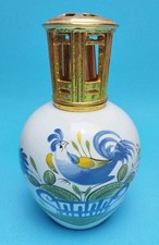 Lampe Berger Luneville France KG Décor Coq-  Fragrance Oil Lamp Blue Gold