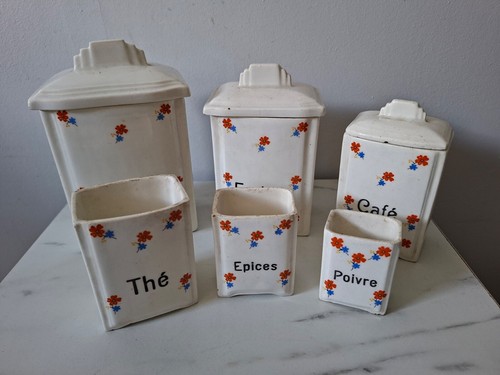 Série pots épices - de, à