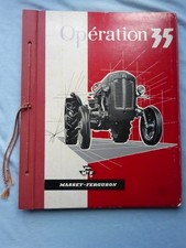 Tracteur massey ferguson 35 présentation officielle photos argentiques 1958