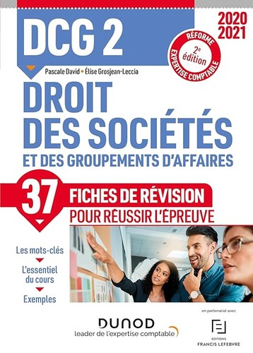 Dcg droit des sociétés - des,