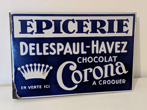 Rare plaque émaillée - rare,