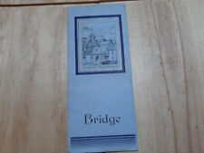Rare carnet de score bridge
