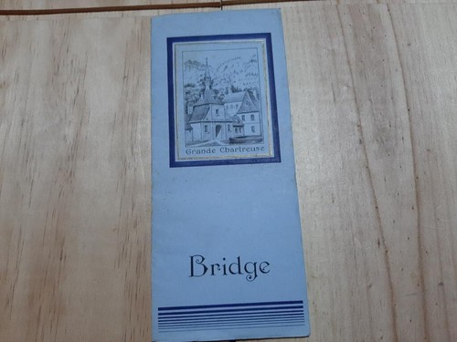 Rare carnet score bridge - carnet,