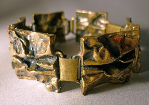 Bracelet moderniste bronze - bracelet,