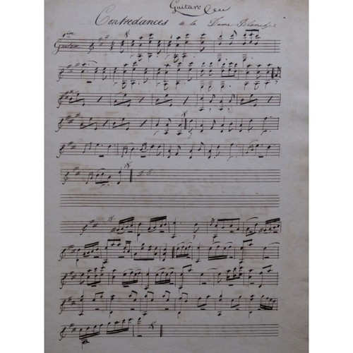 Contredanses dame - contredanses, de