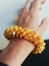 Bracelet ancien en ambre de