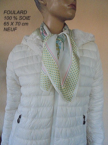 Foulard fin imprime - foulard,