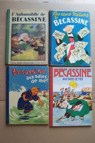 Bécassine lot 4 albums - bécassine,