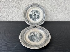 2 assiettes anciennes