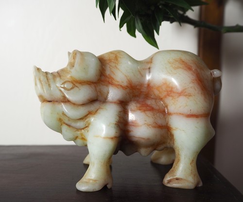 Sculpture statuette cochon - sculpture,
