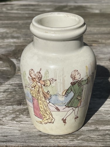 Ancien pot moutarde - ancien, à