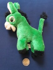 VERTBAUDET VERT BAUDET DOUDOU PELUCHE VINTAGE ANE VERT NOIR