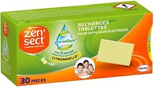 Lot 3 boîtes de 30 plaquettes anti-moustiques Zen sect (= 90 tablettes) zensect