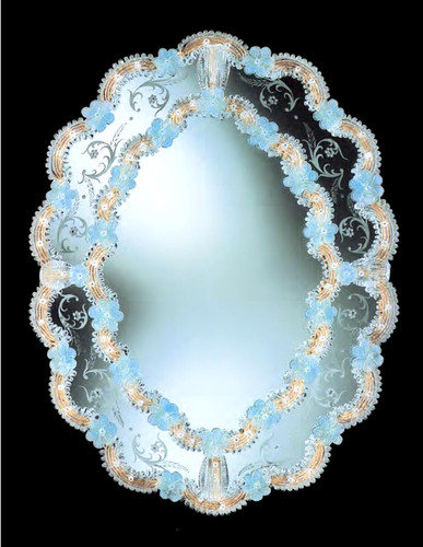 Miroir vénitien verre - verre, de
