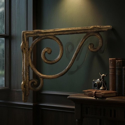 équerre décorative fonte - décorative, en