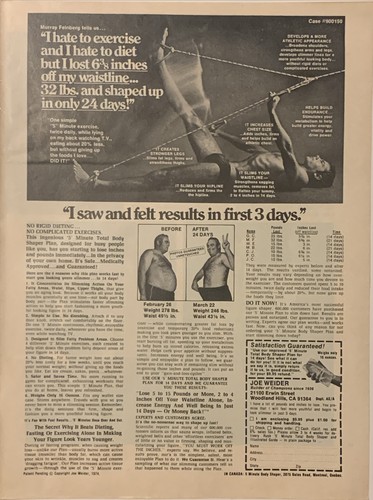 1974 joe weider minute - weider,