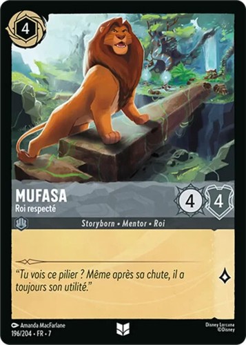 Carte lorcana chapitre - -, 7