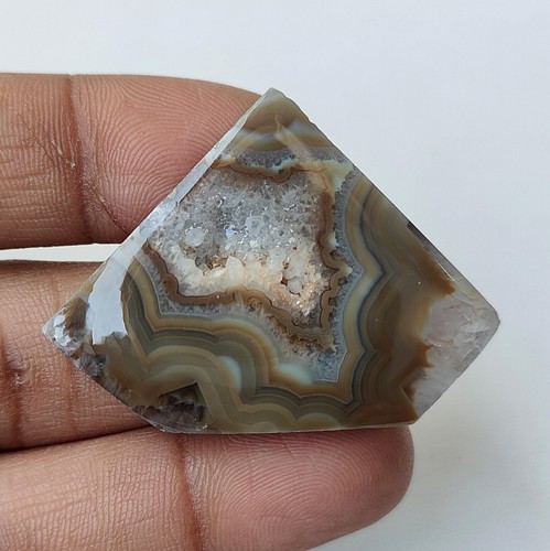 Agate onyx marron naturel - agate,