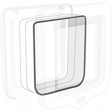 Tunnel rallonge blanc 15.5 x 16.2 cm pour chatière 44231 pour chat