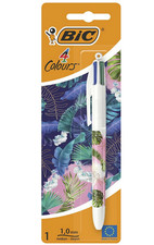 Stylo à bille 4 couleurs Botanique BIC