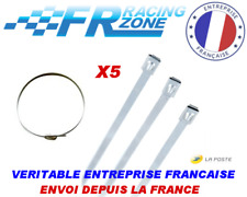 Colliers inox pour bande thermique isolant échappement et collecteur (x5)