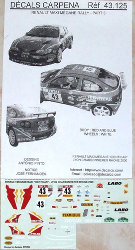 Megane maxi kit - car, 6°