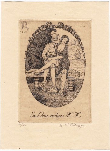 Exlibris livre art - exlibris, d'art