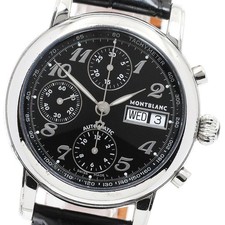 Montblanc 7016 Meisterstück Chronograph Day Date Automatic Homme Boîtier Noir...