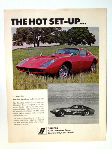 1969 fiberfab kit car print - kit, ad