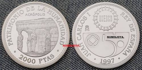 2000 pesetas argent année - 2000,