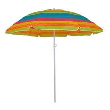 Parasol de Jardin Master Grill&Party Diamètre 180 cm à Rayures Divers Modèles