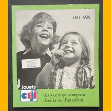 CATALOGUE DE JOUETS CEJI jeux travaux manuels CEJI 1976