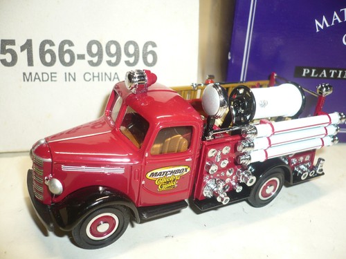 Bedford 1939 pompiers matchbox - bedford,