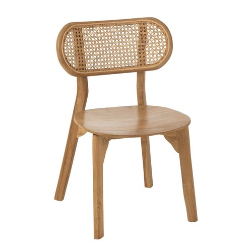 Chaise teck cacahuète - chaise,