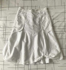 Jupe femme mi-longue blanche