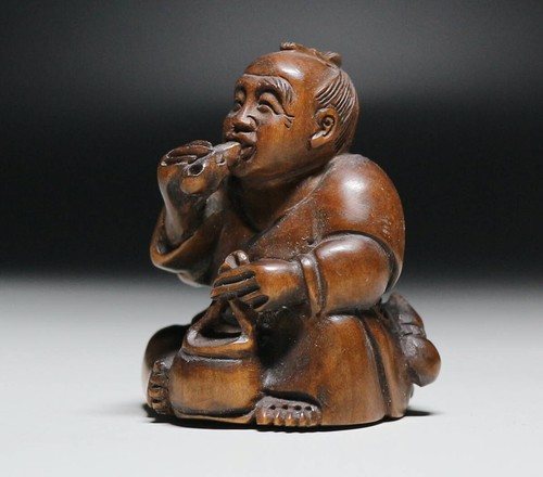 Ancien homme japonais - , netsuke
